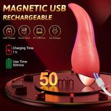 Upgraded G Spot Vibrator with 10 Tongue Licking Modes & Waterproof Design - AVYXO