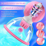 Sex Toys Nipple Vibrator for Women,Breast Suckers Massager with 10 Modes Vibrators & 360°Rotation Stimulation Nipple Clamps Strong Sucking Vibrater Adult Sexual Pleasure Toy for Female Couples Games - AVYXO