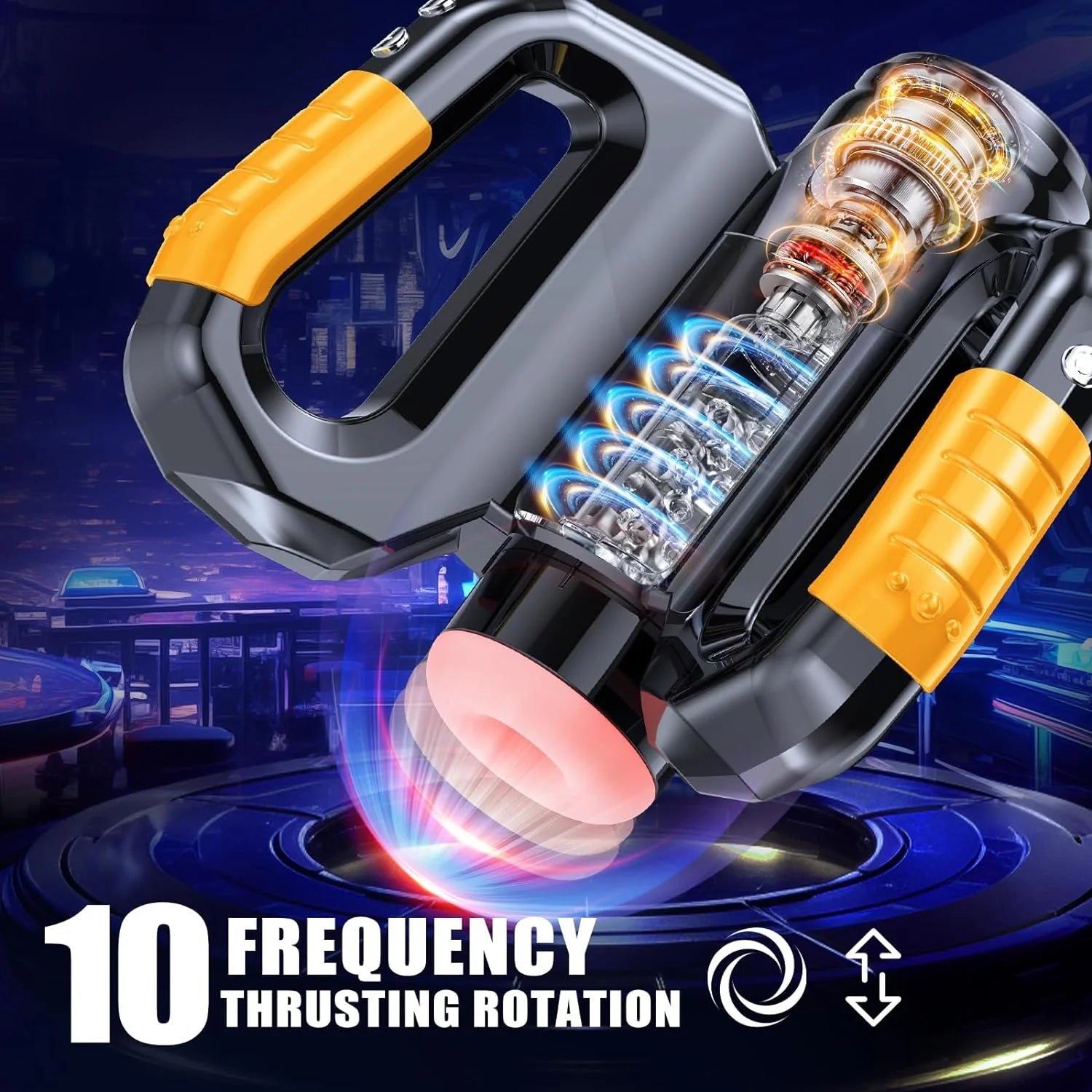 Automatic Male Masturbators Sex Toys for Men，Male Stroker with 10 Thrusting & Rotating Modes, Male Masturbator Adult Sex Toys & Games - AVYXO