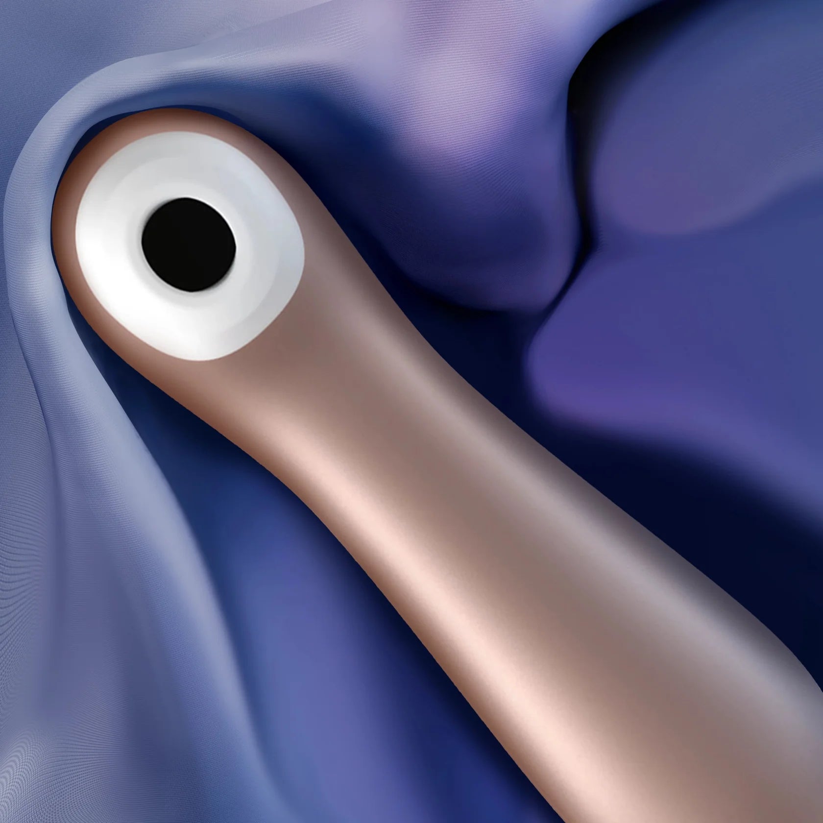 Air-Pulse Clitoris Stimulator - Non-Contact Sucking Pressure-Wave, Waterproof & Rechargeable (Rose Gold) - AVYXO