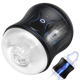 Vibrating Male Masturbator - 12 Vibration Modes, Oral Sex Pleasure - AVYXO