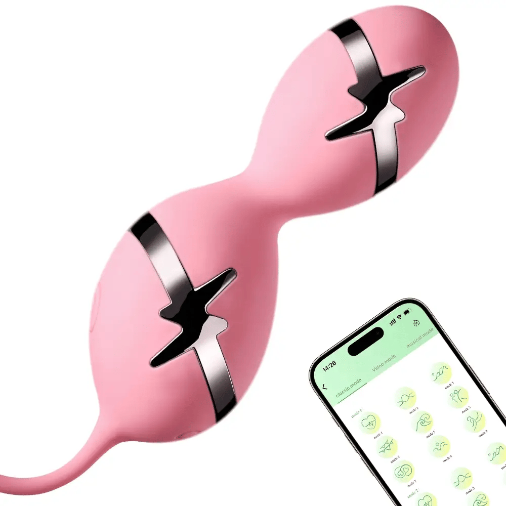 APP Remote Control Electroshock jumping egg strong shock force adult erotic sex toys couples conditioning, anal adult men and women toys - AVYXO
