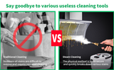 Handheld Steam Cleaner, 2500W High Pressure Steamer for Cleaning, 6 Speeds Portable Steam Cleaner Machine with 3 Brush Heads & Window Squeegee for Kitchen Furniture Bathroom Car - AVYXO