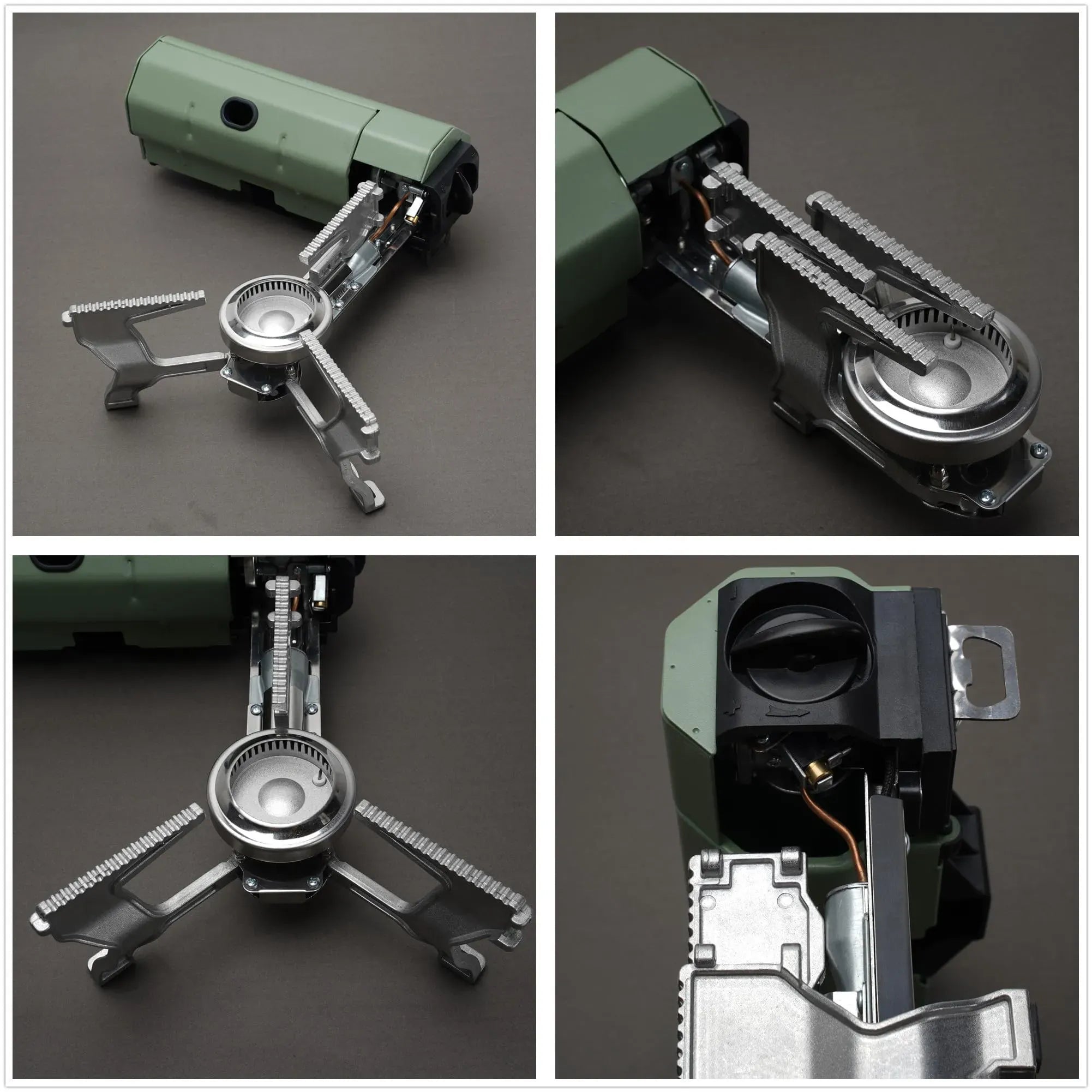 Foldable Camping Butane Stove, Portable Camping Stove Outdoor Gas Stove with Storage Bag suitable for Picnic, Backpacking Hiking, Adventure, Home Travel, Outdoor Patio, RV Trip - AVYXO