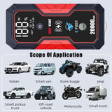 E-FAST  12v power bank with battery rescue starter car rescue starting power supply - AVYXO