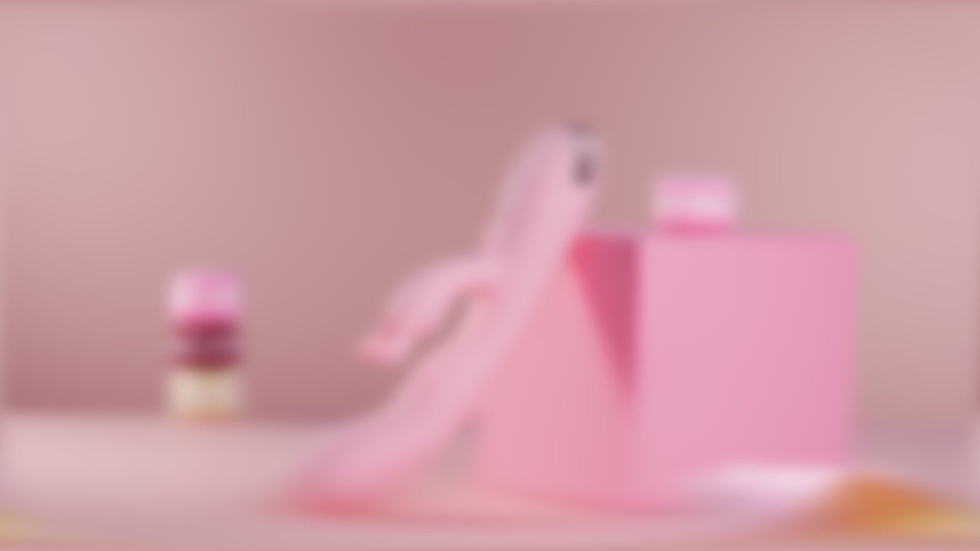 Multi-Function G Spot Vibrator - 3-in-1 Rabbit Thrust, Pink Silicone Dildo