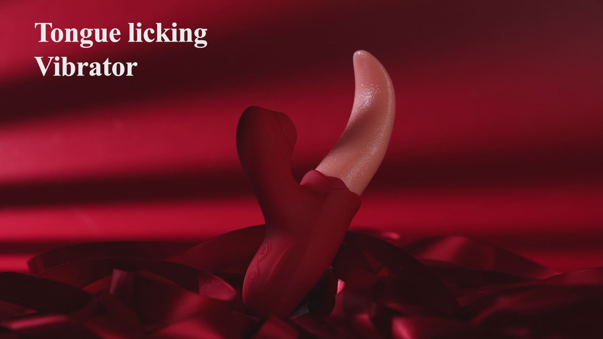 Powerful Stimulation Vibrator: Rose Tongue Licking Clitoris & Nipple Stimulation Toy