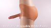 AAVIBE 7.3'' Long Dildos Panties with Realistic Penis Skin Color G-Spot Stimulator Lesbian Sex Toy