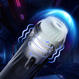Rocket Adult Male Sex Toy - 3 Twist & 5 Thrust Modes, Hands-Free Heated - AVYXO