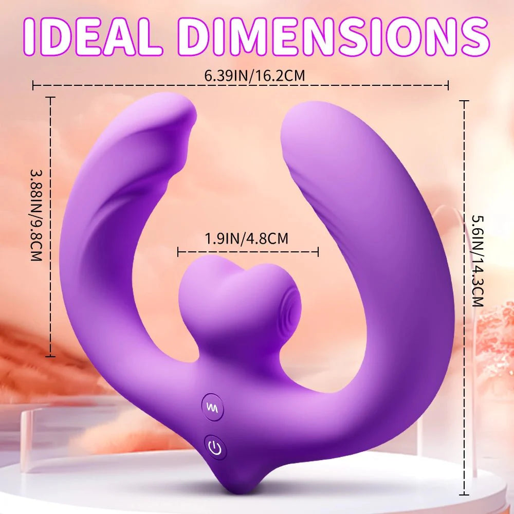 Strapless G-Spot Dildo - 3 Motors & 10 Vibrations - AVYXO