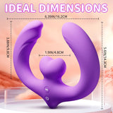 Strapless G-Spot Dildo - 3 Motors & 10 Vibrations - AVYXO