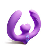 Strapless G-Spot Dildo - 3 Motors & 10 Vibrations - AVYXO